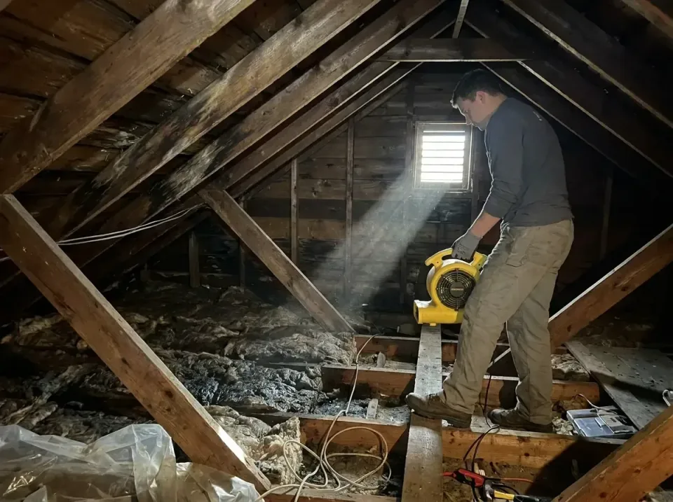 attic-water-damage-drying-proc-007 — frequently asked questions, Emergency Water Extraction & 24/7 Flood Response in Chevy C…